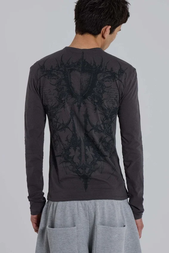 „Blessed“ Henley-Oberteil