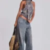 „Bolted Studded Colossus“-Jeans