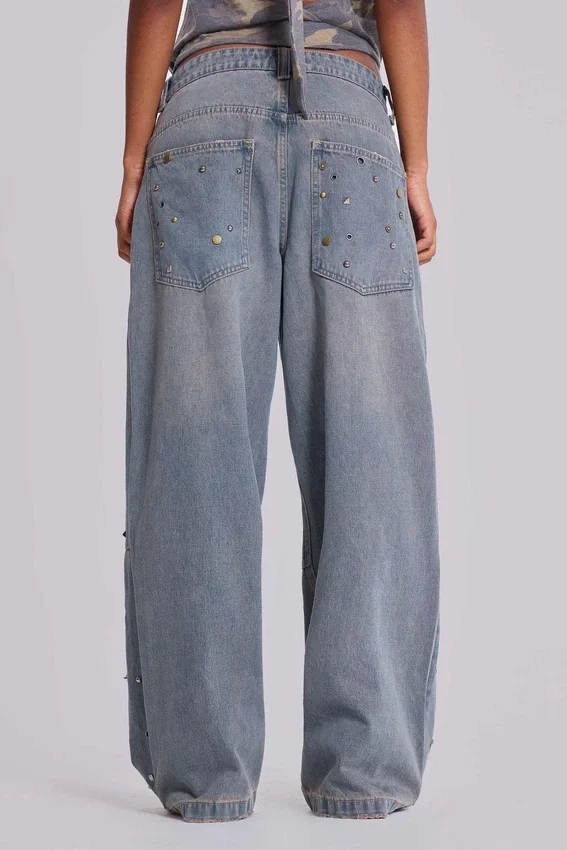 „Bolted Studded Colossus“-Jeans