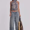 „Bolted Studded Colossus“-Jeans