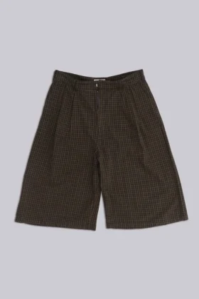 Braune karierte XL Goliath Shorts