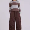 Braune Parachute-Cargo-Hose