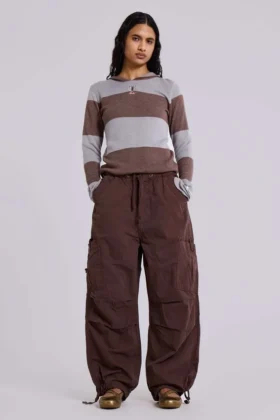 Braune Parachute-Cargo-Hose