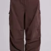 Braune Parachute-Cargo-Hose