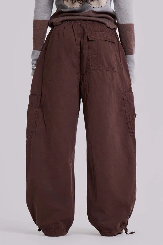 Braune Parachute-Cargo-Hose