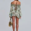 Breccia Mini-Kleid mit Verzierungen