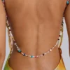 Brilar-Chiffon-Oberteil mit Perlenverzierung
