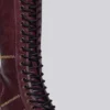 Burgunderfarbene Brooke-Boxerstiefel