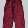 Burgunderfarbene Metallic-Vapor-Jogginghose