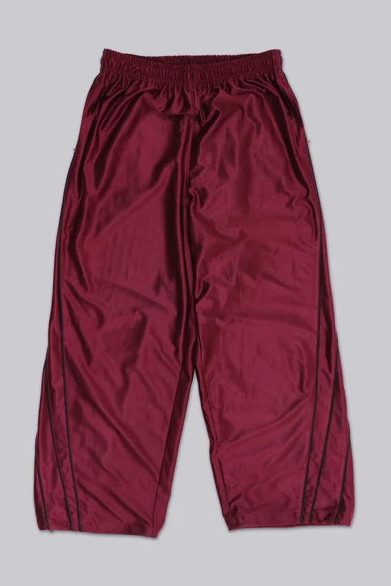Burgunderfarbene Metallic-Vapor-Jogginghose