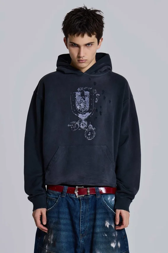 Hoodie mit Emblem