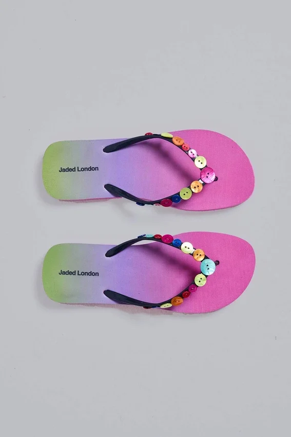 „Button Ombre“-Flip-Flops