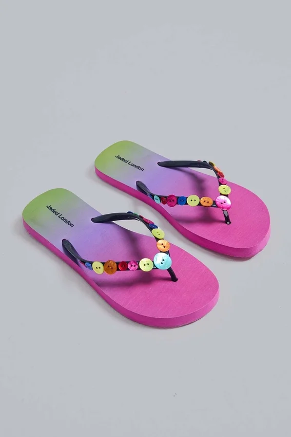 „Button Ombre“-Flip-Flops