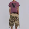 Cadet-Shorts in verwaschener Camouflage-Optik