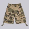 Cadet-Shorts in verwaschener Camouflage-Optik