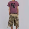 Cadet-Shorts in verwaschener Camouflage-Optik