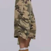 Cadet-Shorts in verwaschener Camouflage-Optik