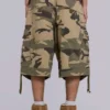Cadet-Shorts in verwaschener Camouflage-Optik