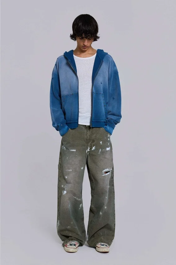 Carpenter-Jeans aus Ripstop in „Painted Khaki“