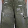 Carpenter-Jeans aus Ripstop in „Painted Khaki“