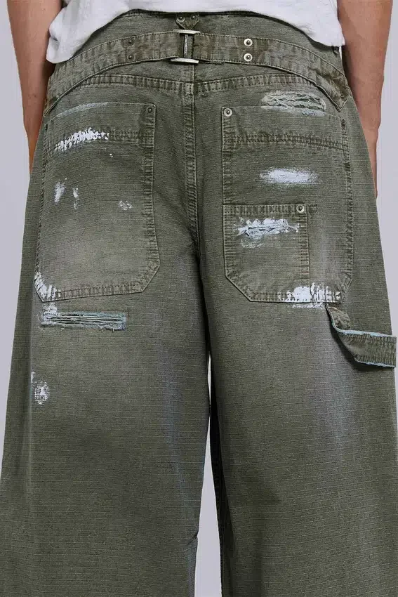 Carpenter-Jeans aus Ripstop in „Painted Khaki“