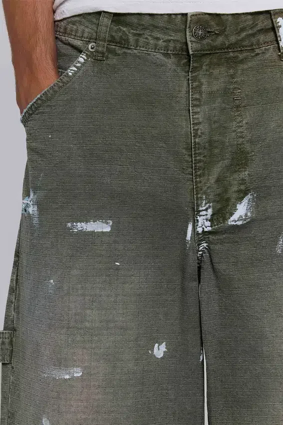 Carpenter-Jeans aus Ripstop in „Painted Khaki“