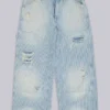 Carpenter-Jeans mit Nadelstreifen und doppelten Knieverstärkungen
