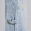 Carpenter-Jeans mit Nadelstreifen und doppelten Knieverstärkungen
