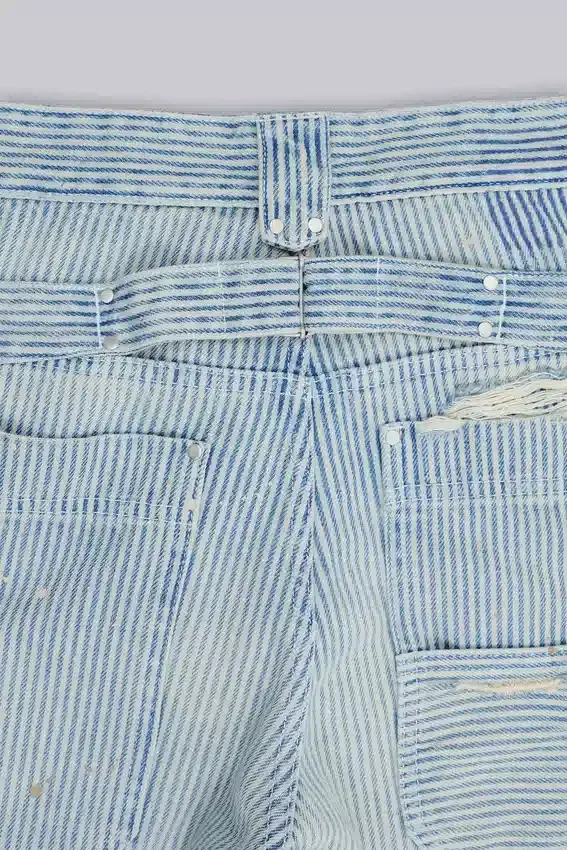 Carpenter-Jeans mit Nadelstreifen und doppelten Knieverstärkungen