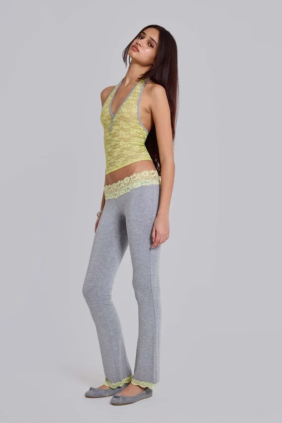 Cassia Lace Jersey-Hose mit Bootcut