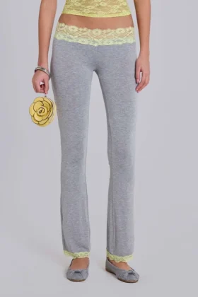 Cassia Lace Jersey-Hose mit Bootcut
