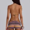 Cata Mini-Shorts mit bunten Streifen