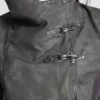 Cera Clasp PU-Leder-Funnel-Jacke