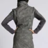 Cera Clasp PU-Leder-Funnel-Jacke