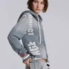 Cleo Graphic Zip-Through-Hoodie