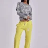 Cleo Jogginghose mit lockerer Bootcut-Passform in Neon