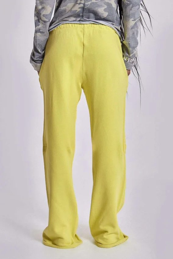 Cleo Jogginghose mit lockerer Bootcut-Passform in Neon