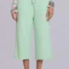 Cleo Slouchy Crop-Jogginghose in Mint