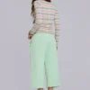 Cleo Slouchy Crop-Jogginghose in Mint