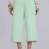 Cleo Slouchy Crop-Jogginghose in Mint