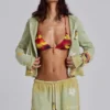 Cleo Sunfade Hoodie mit durchgehendem Reißverschluss