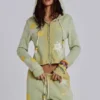 Cleo Sunfade Hoodie mit durchgehendem Reißverschluss