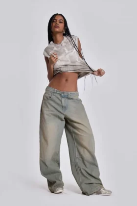 Colossus Fit-Jeans in heller Waschung