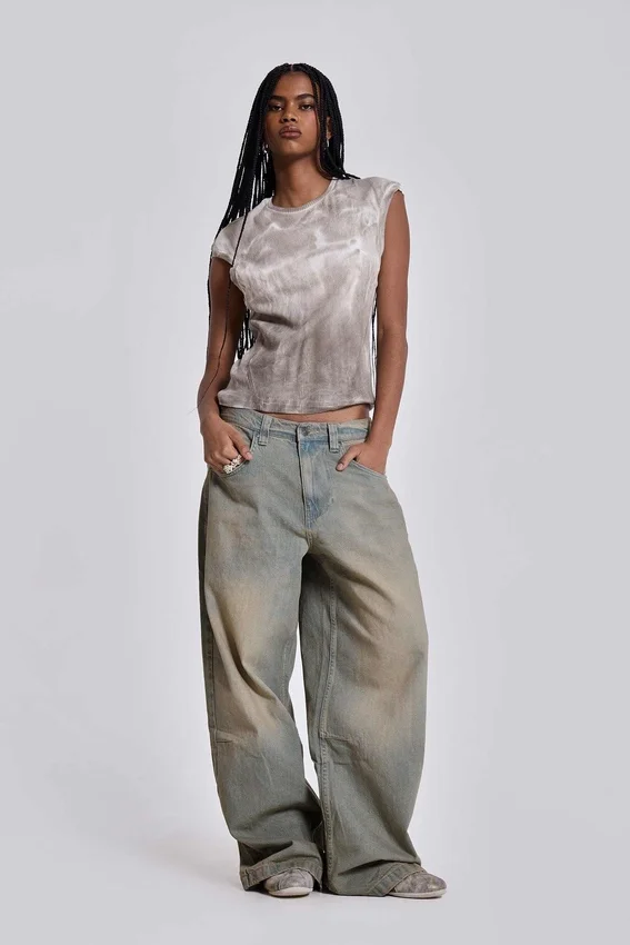 Colossus Fit-Jeans in heller Waschung