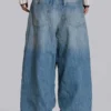 Colossus Jeans in heller Waschung, XL, Slub-Optik