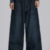 Colossus Jeans in Indigo mit Bügelfalten, Größe XL