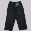 Colossus Jeans in Indigo mit Bügelfalten, Größe XL