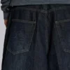 Colossus Jeans in Indigo mit Bügelfalten, Größe XL