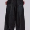 Colossus Jeans in Indigo mit Bügelfalten, Größe XL