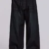 Colossus Jeans in Indigo mit Bügelfalten, Größe XL